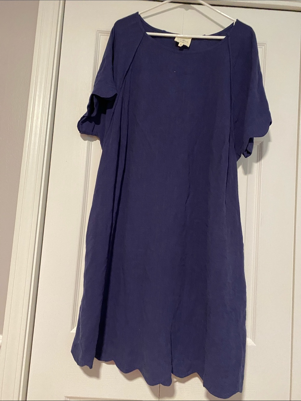 Umgee Deep blue Short Sleeve Shift Dress